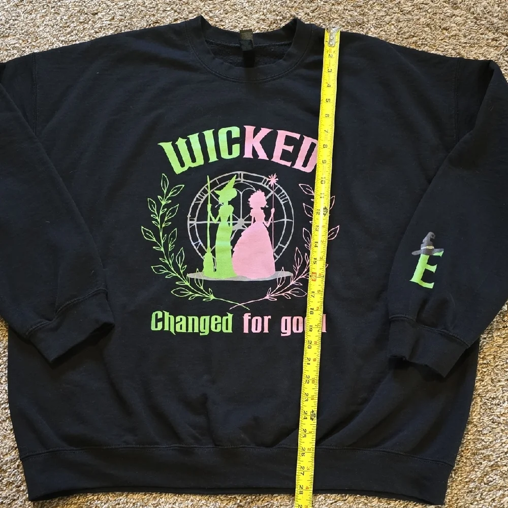 Gildan "Wicked" Changed For Good Sweatshirt - Picture 5 of 6
